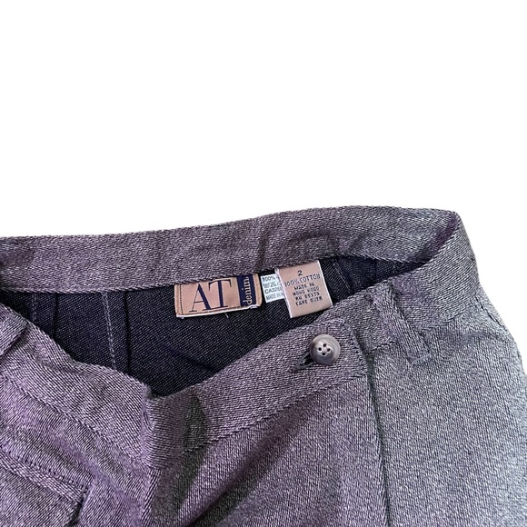 AT DENIM 100% COTTON WRAP AROUND MIDI SKIRT TAN SIZE 2 - Picture 5 of 8